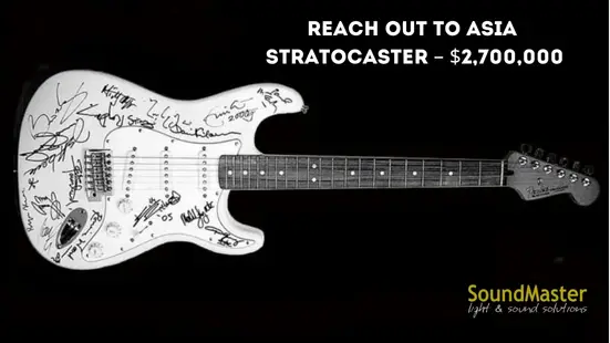 Самые дорогие и известные гитары в истории - статья на soundmaster.ua