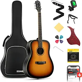 Donner Music Sunburst Acoustic Guitar