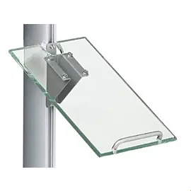SMS FS angled shelf M/L Grey (POS-shelf for Light/Midle)