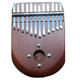 PALM PERCUSSION KALIMBA CURVE SHAPE BROWN