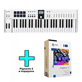 Arturia KeyLab Essential 49 mk3 (White) + Arturia Pigments
