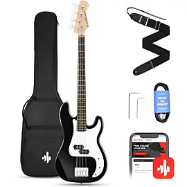 Donner Music DPB-510 Electric Bass Guitar Black