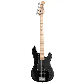 SADOWSKY MetroLine 21-Fret Hybrid P/J Bass, Ash, 4-String (Solid Black Satin)
