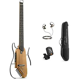 Donner Music HUSH-Ⅰ Silent Guitar Maple Natural
