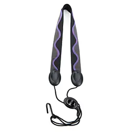 Rico SJA01 Rico Fabric Sax Strap (Jazz Wave) with Metal Hook