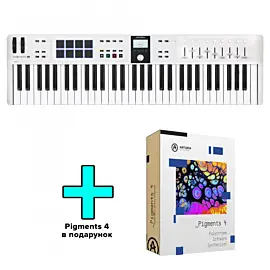 Arturia KeyLab Essential 61 mk3 (White) + Arturia Pigments