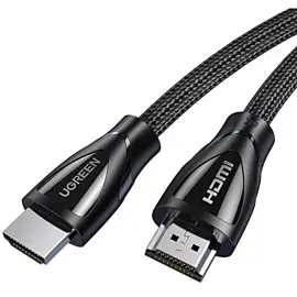 Ugreen HD140 HDMI to HDMI, 2 m, v2.1 UltraHD 8K-3D Braided Nylon Black 80403