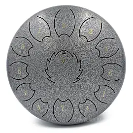FZONE STD12I13N Gray STEEL TONGUE DRUM